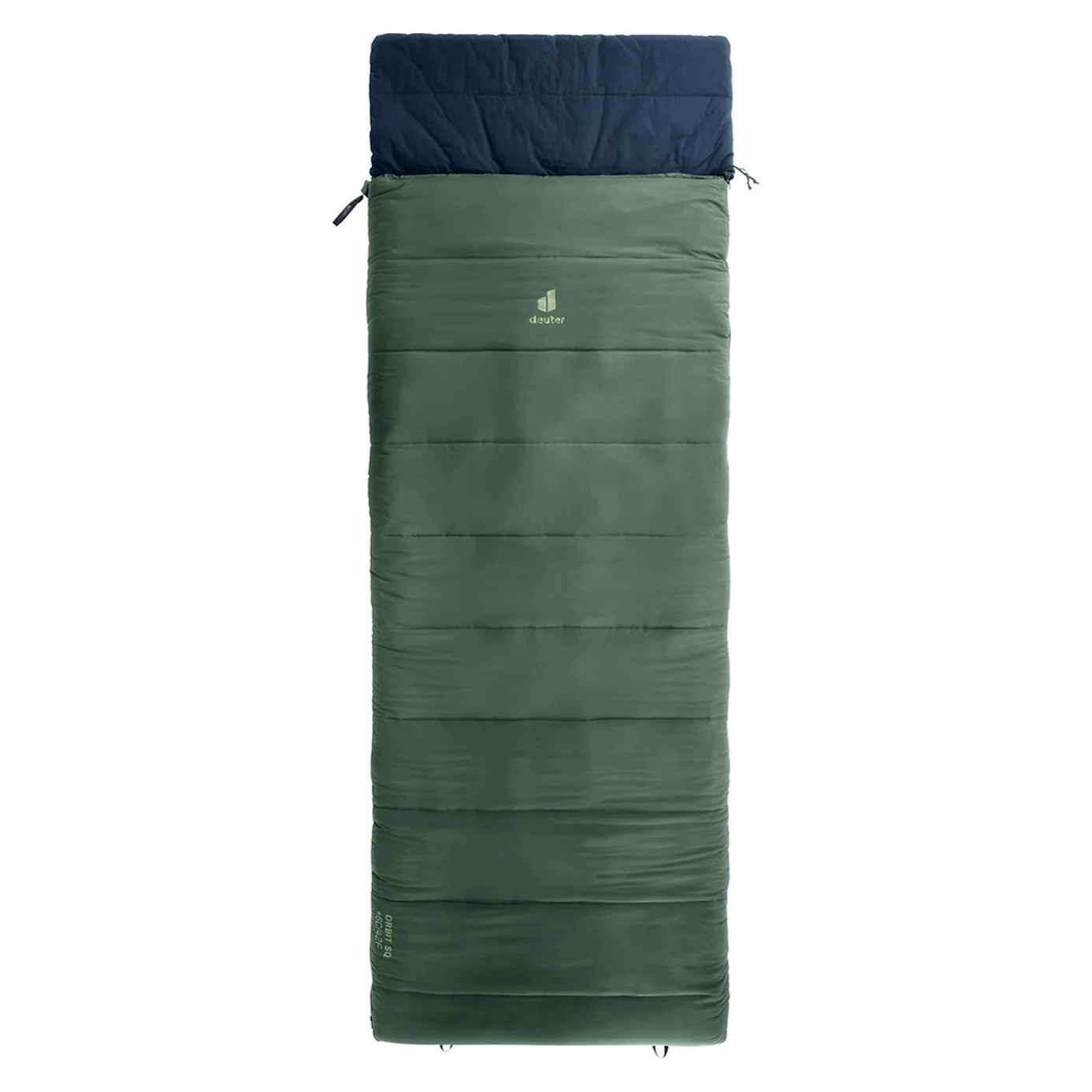 Ақ фонда көрсетілген Deuter Orbit SQ +6C/43F ұйықтайтын қап