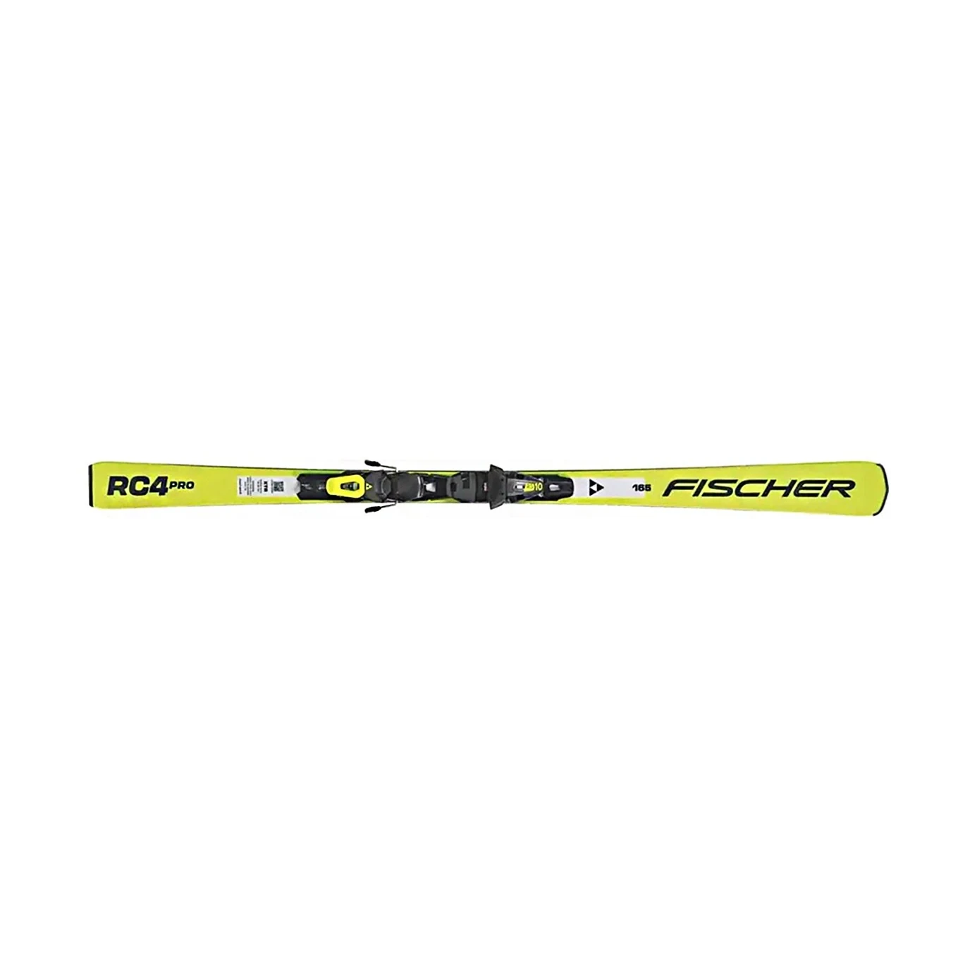 Fischer RC4 Pro XTR RT + RS 10 PR бекітпелері бар тау шаңғысы, ақ фонда