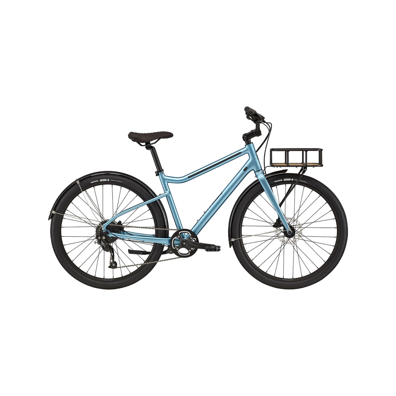 Ақ фонда көрсетілген Cannondale Treadwell EQP 27.5 велосипеді