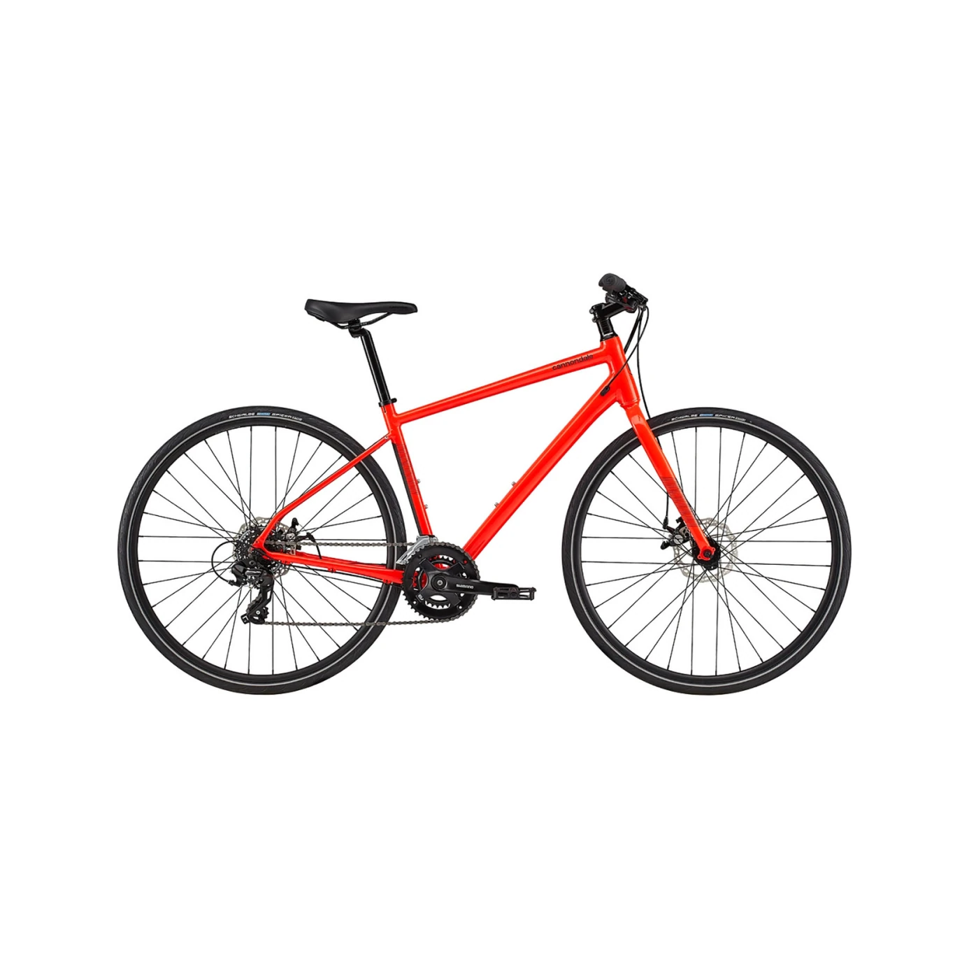 Ақ фонда көрсетілген Cannondale Quick Disc 5 700 M велосипеді